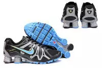 shox turbo+ 13 nike hommes chaussures pas cher black cyan